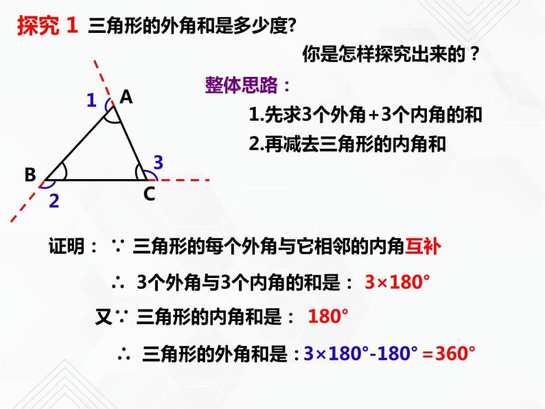 八年级数学下册沪科版 19.1.2 多边形的外角和（课件）05