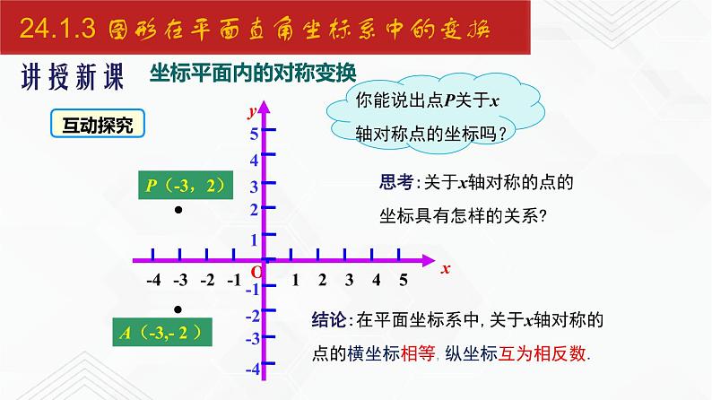 2020-2021学年九年级数学下册同步备课沪科版 24.1.3 图形在平面直角坐标系中的变换（课件）04