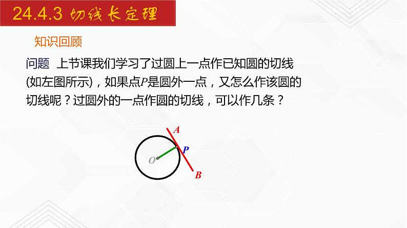 2020-2021学年九年级数学下册同步备课沪科版 24.4.3 切线长定理（课件）03