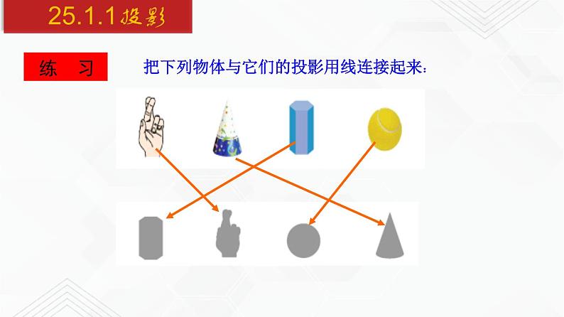 2020-2021学年九年级数学下册同步备课沪科版 25.1.1 投影（课件）05