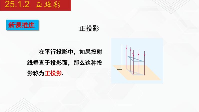 2020-2021学年九年级数学下册同步备课沪科版 25.1.2 正投影（课件）06