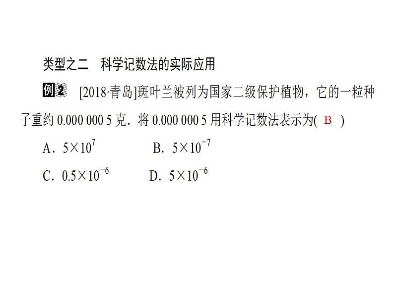 2020华师大版八年级数学下册 16.4 零指数幂与负整数指数幂 课件+练习 (4份打包)06