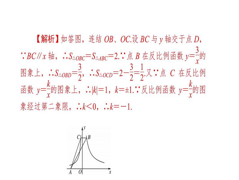 2020华师大版八年级数学下册核心素养专练（三）反比例系数K的几何意义-课件(共27张PPT)第8页