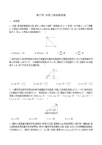 北师大版九年级下册6 利用三角函数测高同步达标检测题