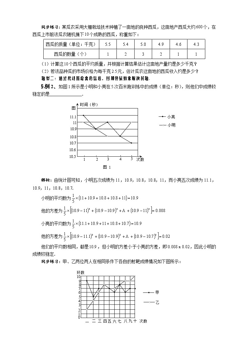 华师大版八年级数学下册 第20章 小结与复习（二）-教案第2页