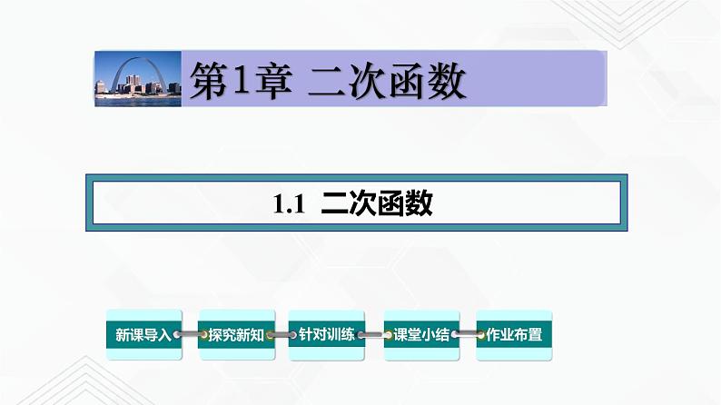 湘教版2020-2021学年九年级数学下册教学教学PPT 1.1 二次函数01