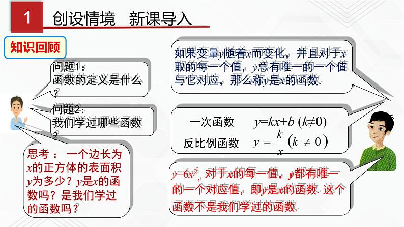 湘教版2020-2021学年九年级数学下册教学教学PPT 1.1 二次函数02