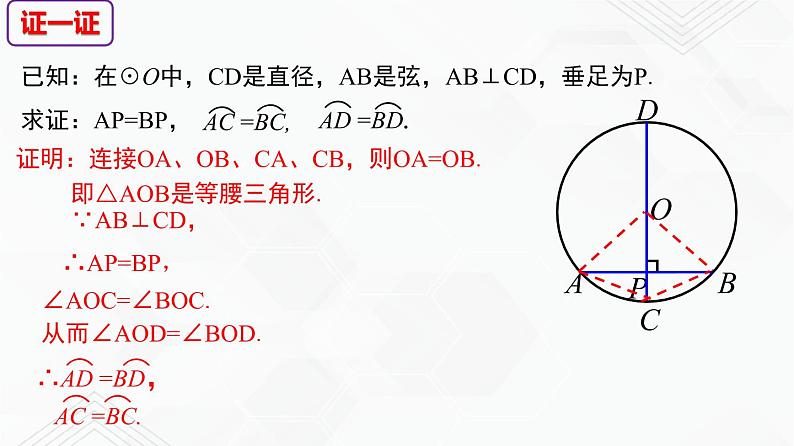 湘教版2020-2021学年九年级数学下册教学教学PPT 2.3 垂径定理04