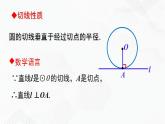 湘教版2020-2021学年九年级数学下册教学教学PPT 2.5.2 第2课时 切线的性质