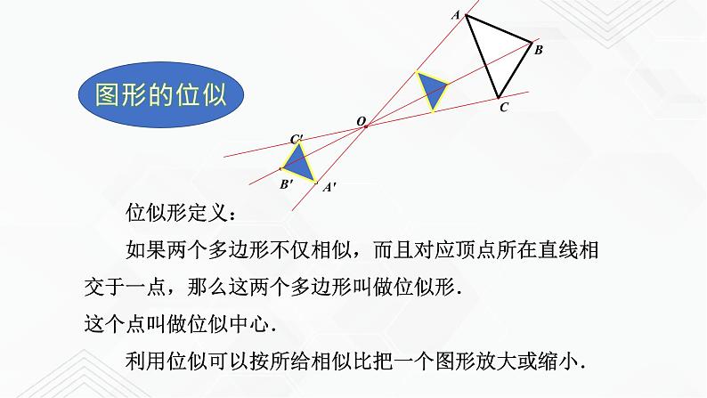 2020-2021学年九年级数学下册苏科版 专题6.6 图形的位似（备课堂）ppt课件04