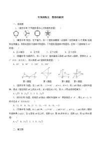 【精品试卷】人教版数学九年级全册复习专项训练5 图形的旋转（含答案）