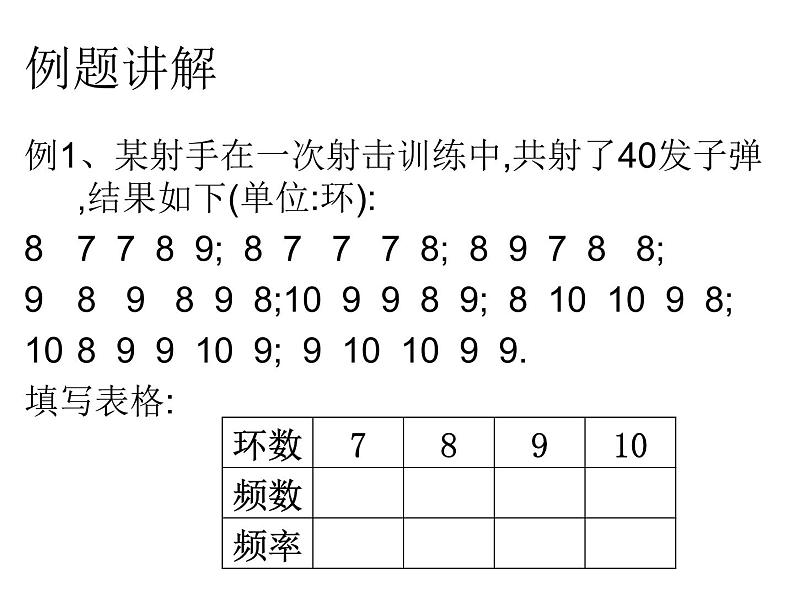 初中数学苏科版八年级下册第7章7.3频数与频率 课件05