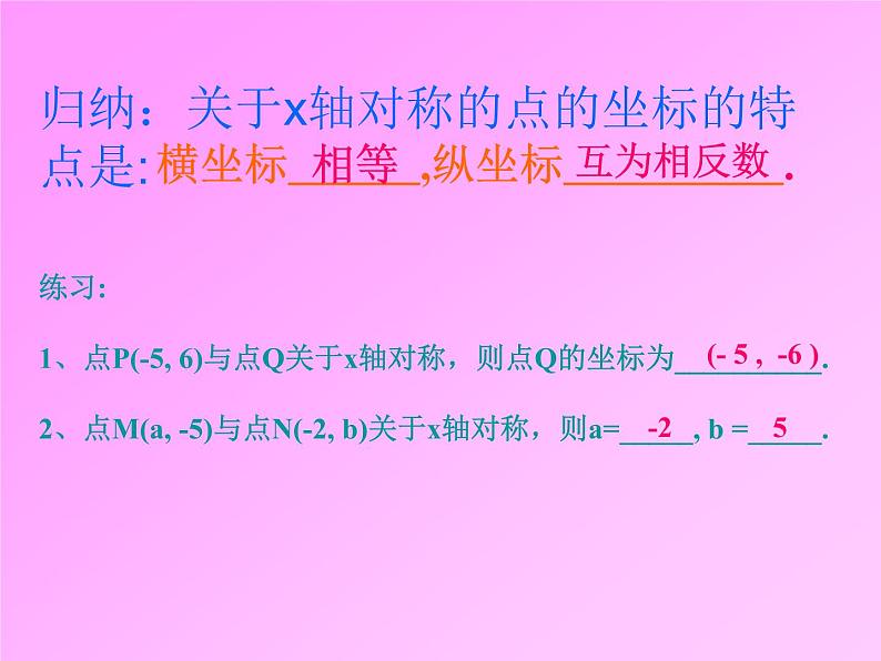 八年级上数学课件八年级上册数学课件《画轴对称图形》  人教新课标  (2)_人教新课标07