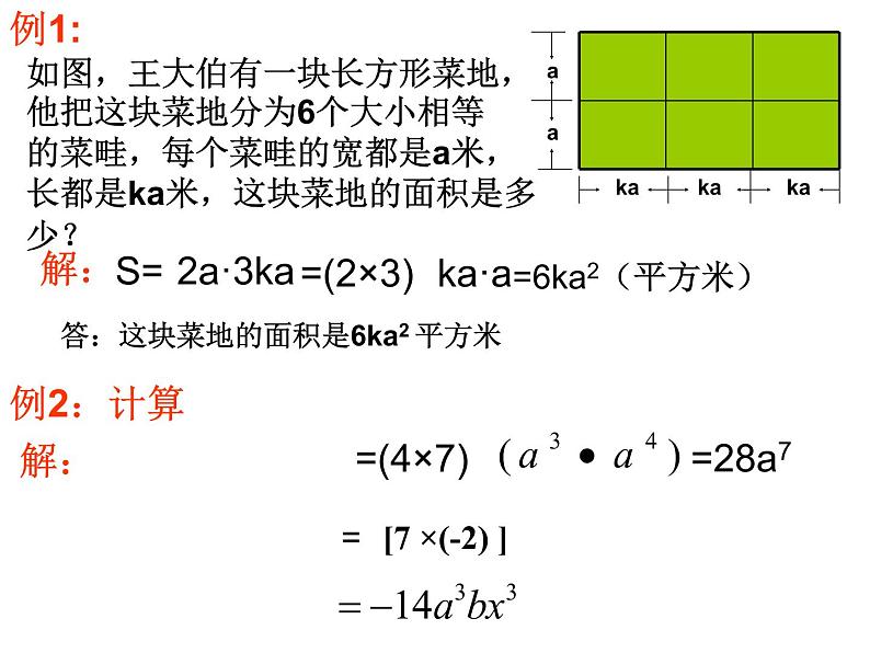 八年级上数学课件八年级上册数学课件《整式的乘法》  人教新课标  (4)_人教新课标06