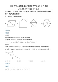 精品解析：八年级上学期10月月考数学试题（解析版）