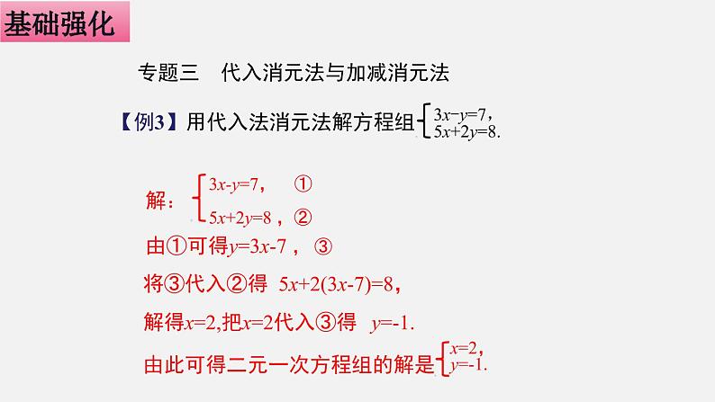 第八章 二元一次方程组七年级数学高效课堂章节核心考点梳理课件（人教版）08