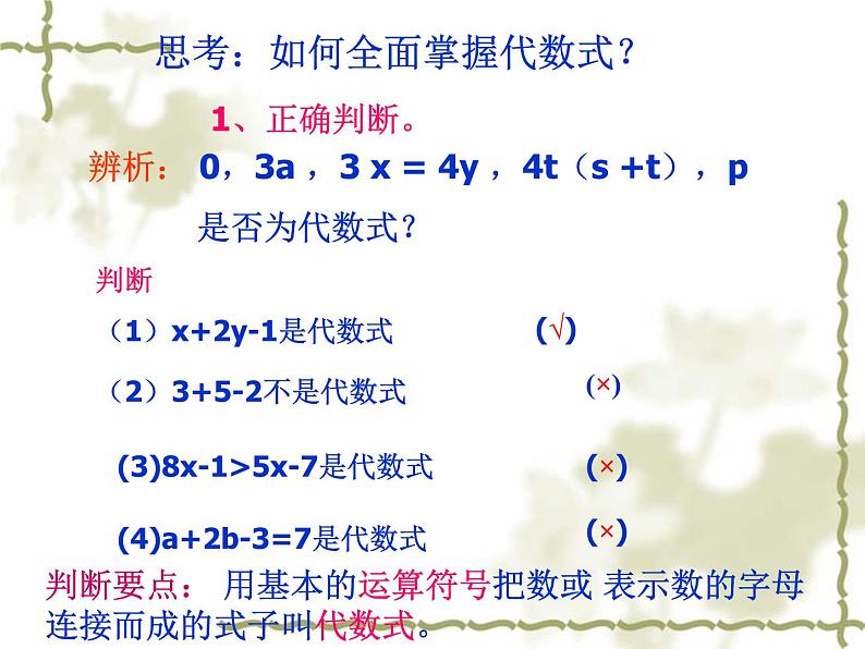 初中 / 数学 / 北师大版 / 七年级上册 / 第三章 整式及其加减 /代数式 课件05