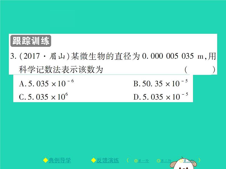 八年级数学下册第16章《分式》第2课时科学记数法课件第6页