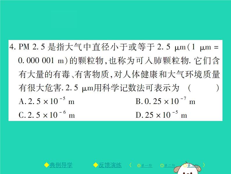 八年级数学下册第16章《分式》第2课时科学记数法课件第7页