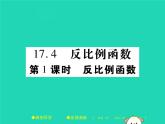 八年级数学下册第17章《函数及其图象》第1课时反比例函数课件