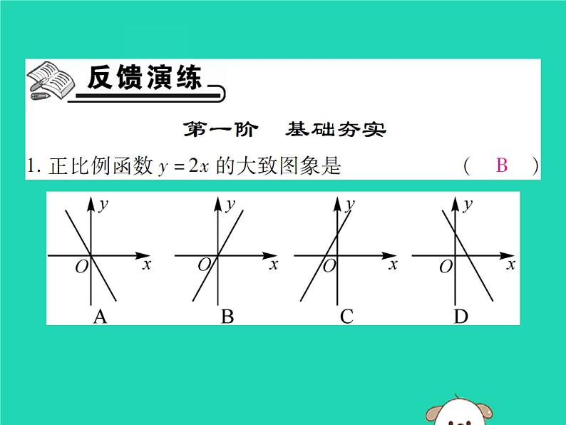 八年级数学下册第17章《函数及其图象》第2课时一次函数的图象（一）课件08