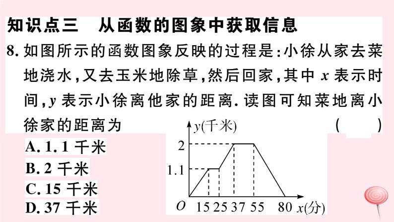 八年级数学下册第17章函数及其图象17-2函数的图像2函数的图象课件08