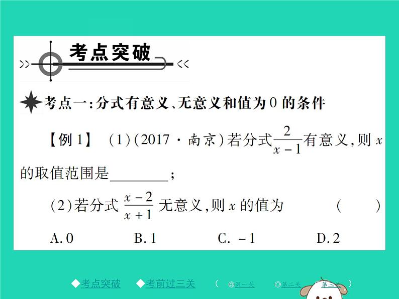 八年级数学下册第16章《分式》章末考点复习与小结课件02