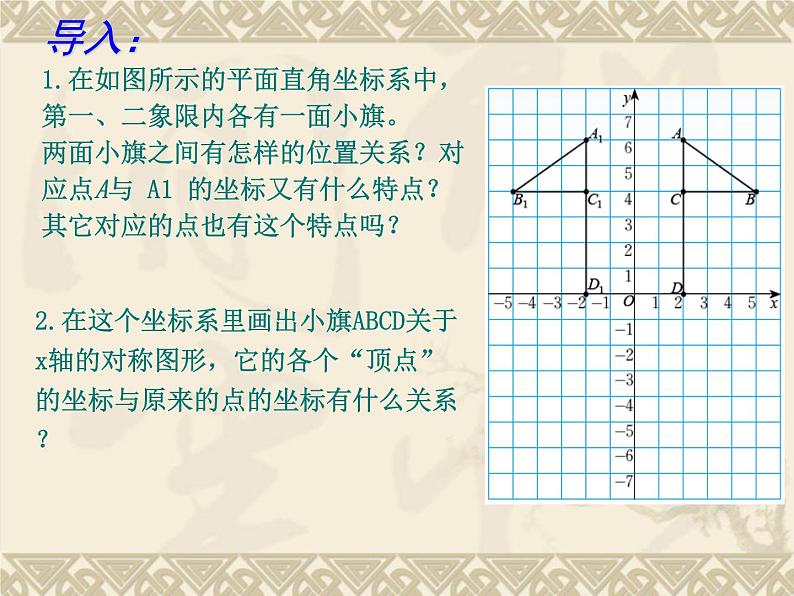 八年级上册数学课件《轴对称与坐标变化》 (5)_北师大版第4页