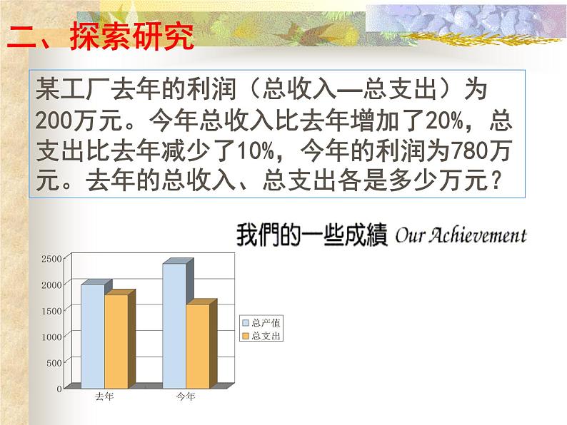 八年级上册数学课件《应用二元一次方程组—增收节支》(5)_北师大版第8页