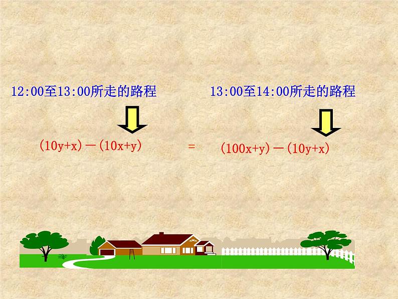 八年级上册数学课件《应用二元一次方程组—里程碑上的数》(4)_北师大版第7页