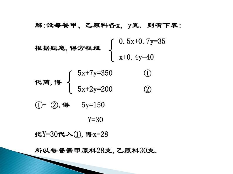 八年级上册数学课件《应用二元一次方程组—增收节支》(3)_北师大版第6页