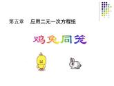 八年级上册数学课件《应用二元一次方程组—鸡兔同笼》 (1)_北师大版