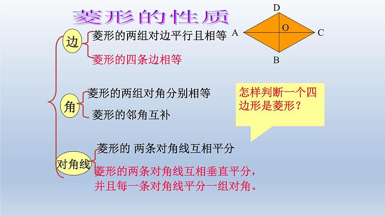 八年级下数学课件：18-2-2 菱形——菱形的判定  （共25张PPT）_人教新课标03