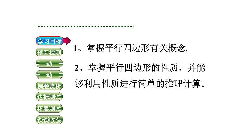 八年级下数学课件：18-1-1 平行四边形的性质  （共29张PPT）_人教新课标04