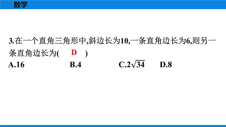 人教版八年级数学下册 测试卷 期末模拟测试卷(二)第3页