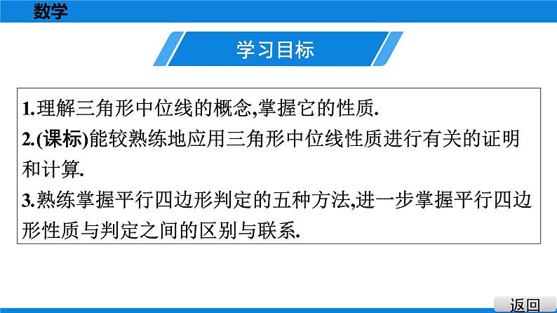 人教版八年级数学下册课堂教本 第十八章　平行四边形 试卷课件02