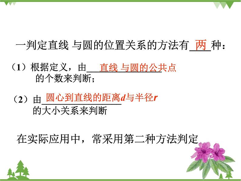 （浙教版）九年级数学下册 同步备课系列专题2.1 直线与圆的位置关系（第2课时）（课件+作业）07