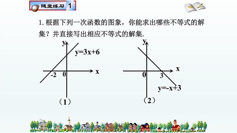 八年级下数学课件：19-2-3 一次函数与方程、不等式  （共18张PPT）_人教新课标06