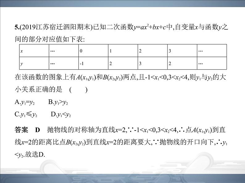 2021北师大版九年级数学下册课件：第二章本章检测(共28张PPT)06