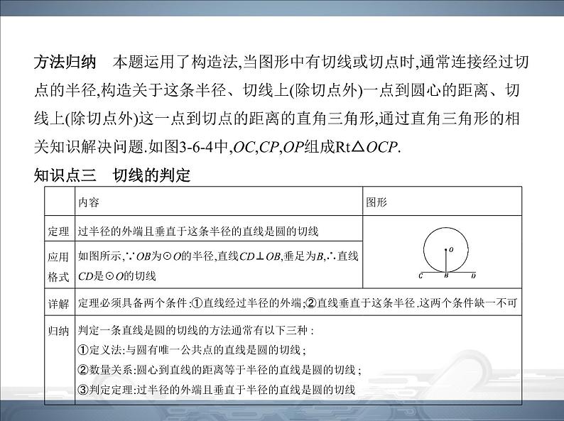 2021北师大版九年级数学下册课件：第三章6直线和圆的位置关系(共98张PPT)08