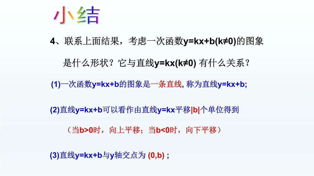 八年级下数学课件：19-2-2 一次函数——一次函数的图像和性质 （共17张PPT）2_人教新课标第5页