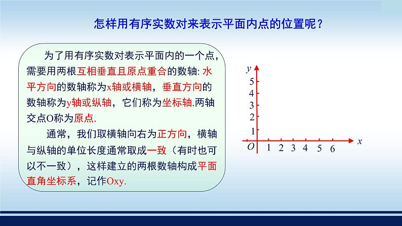 湘教版数学八年级下册3.1.1平面直角坐标系（第一课时）第5页