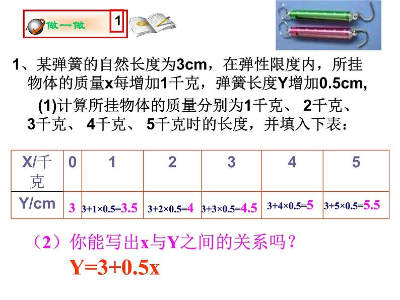 八年级上册数学课件《一次函数与正比例函数》(7)_北师大版第3页