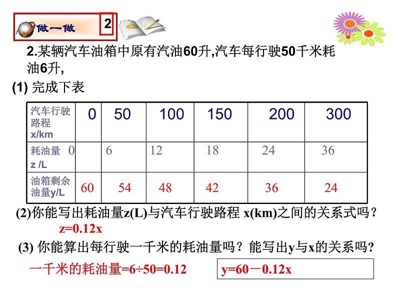 八年级上册数学课件《一次函数与正比例函数》(7)_北师大版第4页