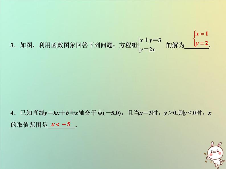 八年级上数学课件第12章一次函数12-3一次函数与二元一次方程课件新版沪科版_沪科版06