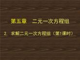 八年级上册数学课件《代入法解二元一次方程组》(10)_北师大版