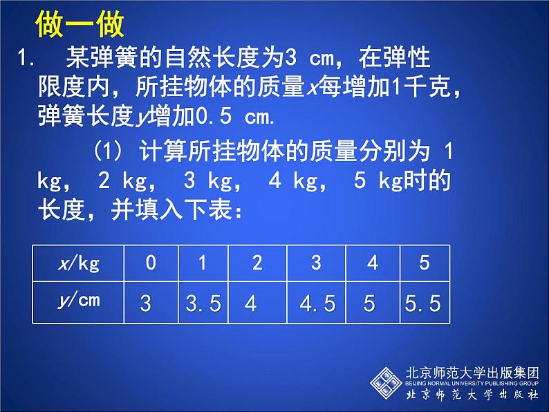 八年级上册数学课件《一次函数与正比例函数》(1)_北师大版第4页