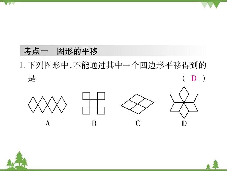 第三章 《图形的平移与旋转》单元小结与复习PPT课件02