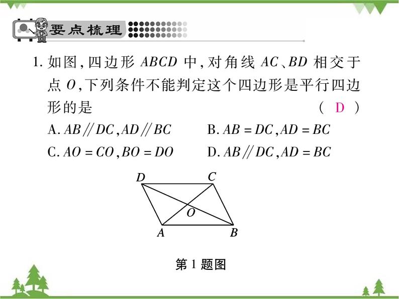 6.2 平行四边形的判定PPT课件_北师大版数学八年级下册03