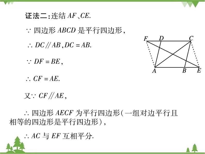 18．2 平行四边形的判定(第三课时)第6页